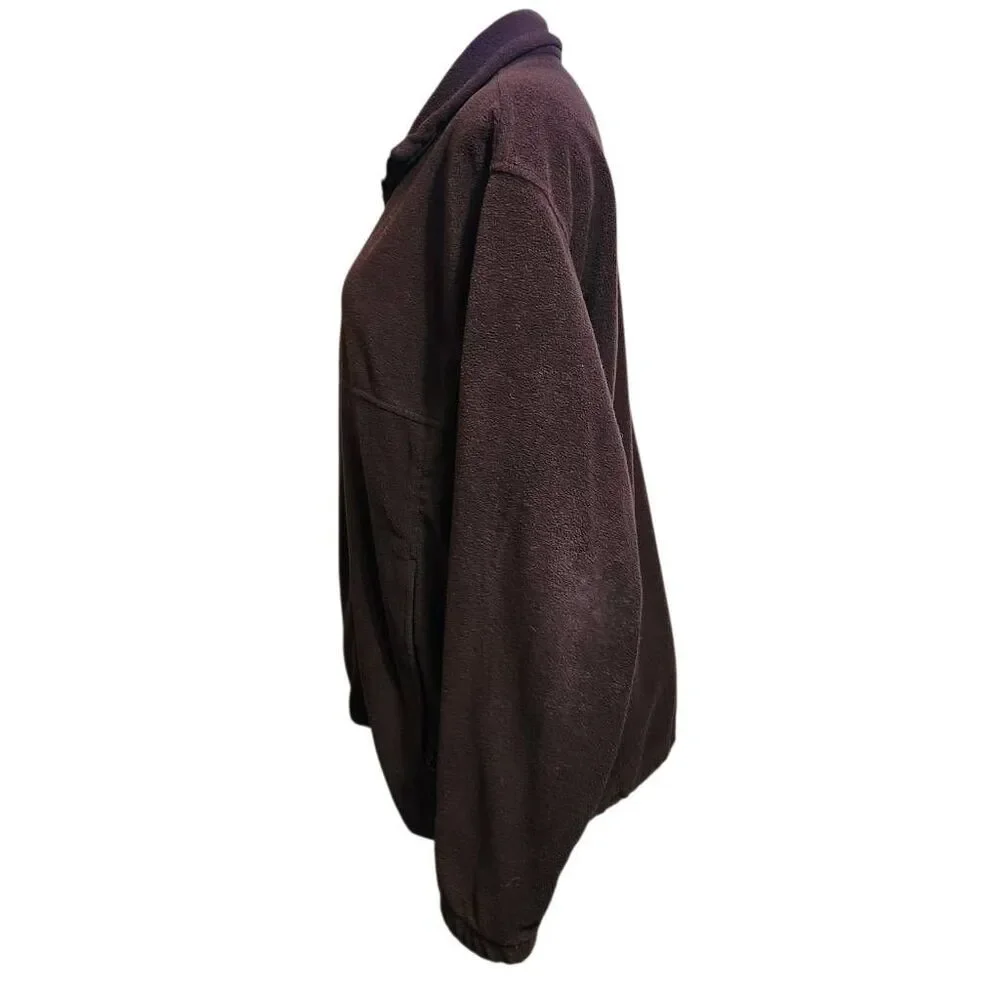 Columbia Sportswear men's‎ full zip fleece jacket heathered charcoal Large